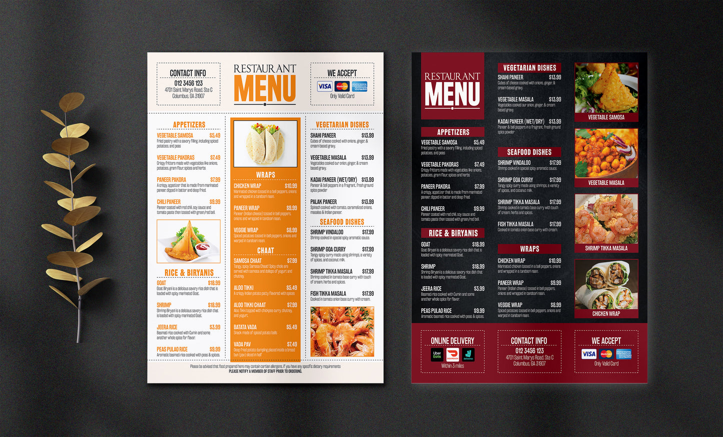 Menu Design